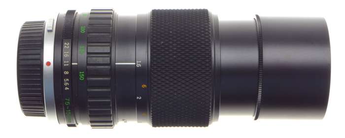 Olympus OM-System Auto-S 1:1.4/75-150mm Zuiko Auto Zoom SLR camera lens - Olympus