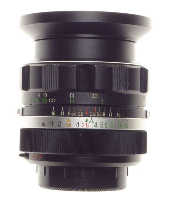 Soligor Wide-Auto 1:2.8 f=35mm 49mm filter lens hood caps case SLR
