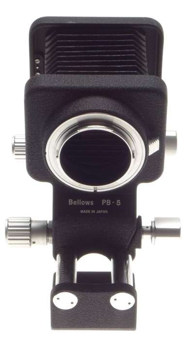 NIKON Bellows PB-5 fits vintage SLR film camera for macro close up focus photography - Nikon