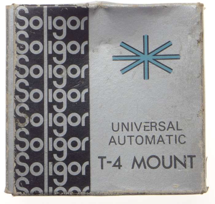 MIR Universal Automatic T-4 SLR 35mm camera lens mount adapter boxed Miranda SE