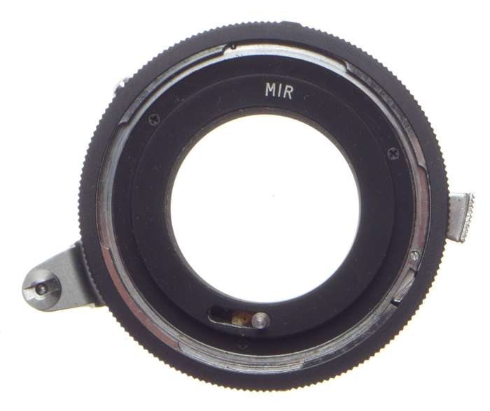 MIR Universal Automatic T-4 SLR 35mm camera lens mount adapter boxed Miranda SE