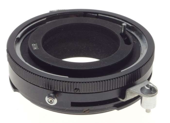 MIR Universal Automatic T-4 SLR 35mm camera lens mount adapter boxed Miranda SE