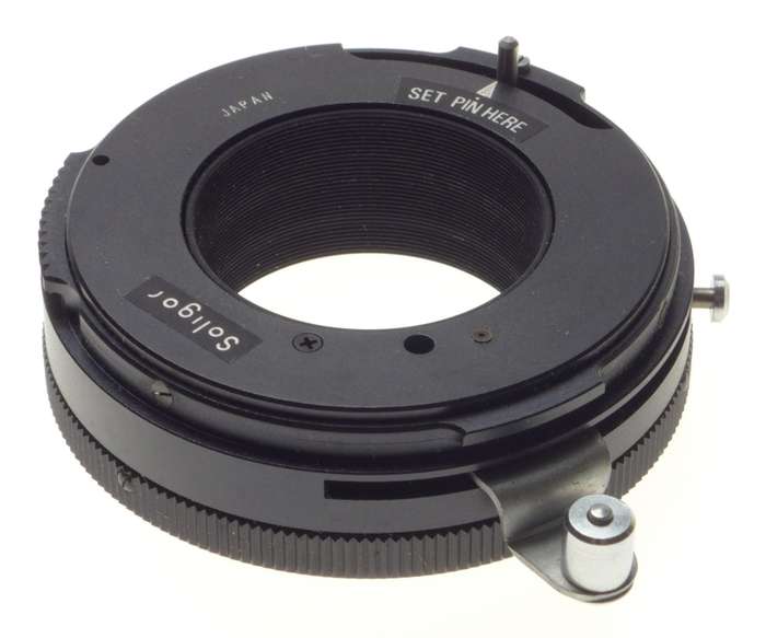 MIR Universal Automatic T-4 SLR 35mm camera lens mount adapter boxed Miranda SE