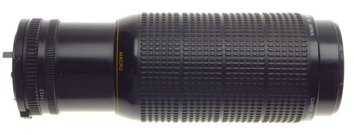 Canon FD 100-300mm Macro Zoom lens 1:5.6 in MINT condition with perfect glass caps included