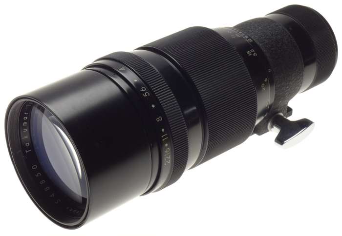 Pentax Super Takumar 1:4/300mm Asahi M42 screw mount fits vintage SLR camera f=300mm