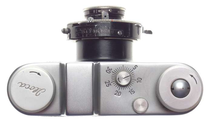 Prontor Jlling Jlitar 1:3.5 f=4,5cm Iloca Vintage 35mm film camera