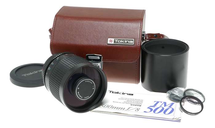 Tokina TM500 RMC 500mm 1:8 Canon FD Camera Mirror Lens