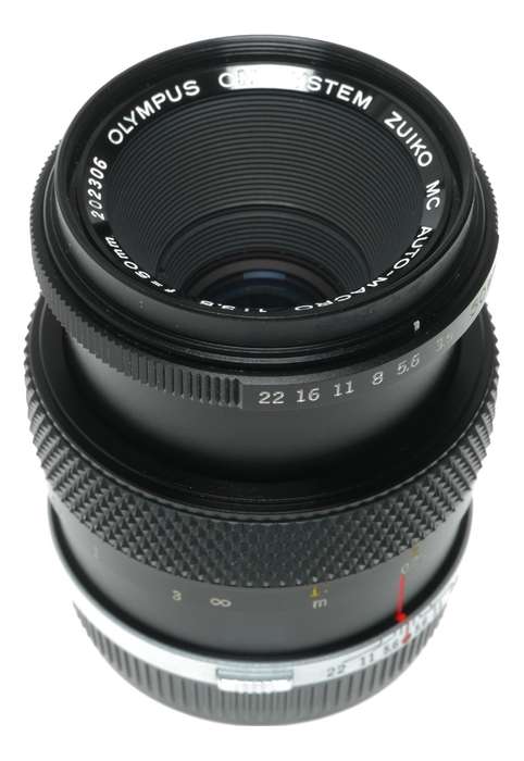 Olympus OM MC Auto-Macro 1:3.5 f=50mm SLR Camera Lens