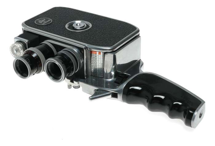 Bolex B8L Cine 8mm Film Camera Yvar Lenses Manual Strap Grip Bag