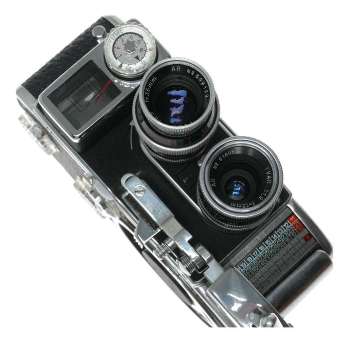 Bolex B8L Cine 8mm Film Camera Yvar Lenses Manual Strap Grip Bag