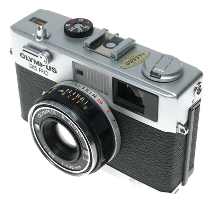 Olympus 35RC Film Rangefinder Camera E.Zuiko 1:2.8 f=42mm Box Manual