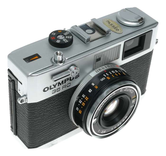 Olympus 35RC Film Rangefinder Camera E.Zuiko 1:2.8 f=42mm Box Manual