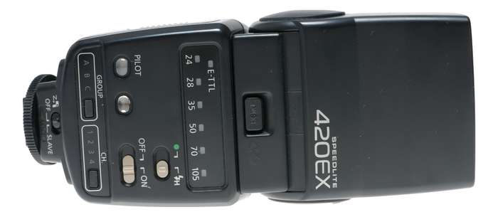 Canon Speedlite 420EX E-TTl Camera Shoe Mount Flash Unit