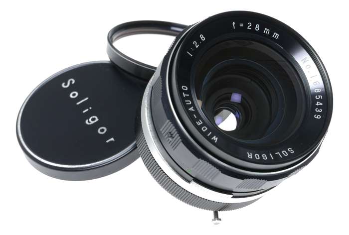 Soligor Auto-Wide 1:2.8 f=28mm Camera Lens CS Mount