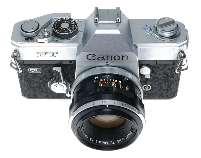 Canon FT 35mm Film SLR Camera QL 1:1.8 50mm FL Original Case