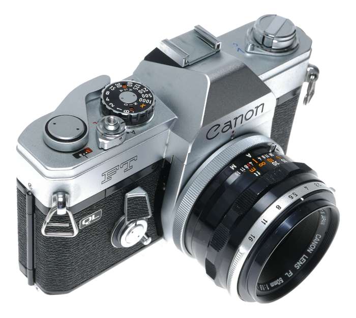 Canon FT 35mm Film SLR Camera QL 1:1.8 50mm FL Original Case