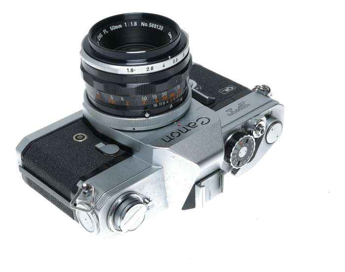 Canon FT 35mm Film SLR Camera QL 1:1.8 50mm FL Original Case