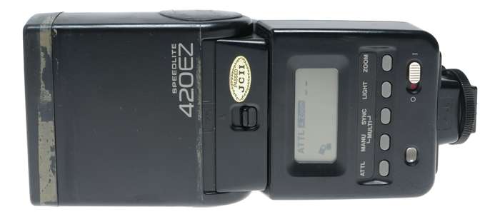 Canon Speedlite 420EZ A-TTl Camera Shoe Mount Flash Unit