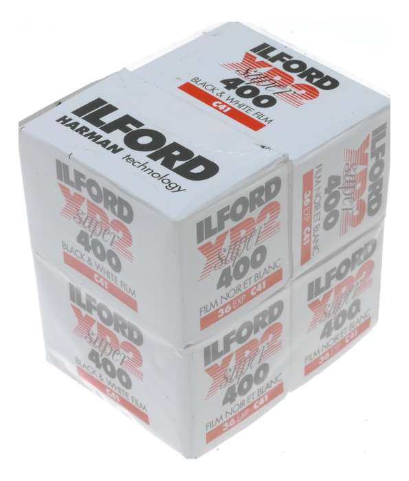 Ilford XP2 Super 400 Black White 35mm Camera Film 36 Exp C41 Feb2009
