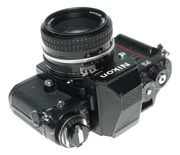 Nikon F3 35mm Film Professional SLR Camera Nikkor 1.8/50