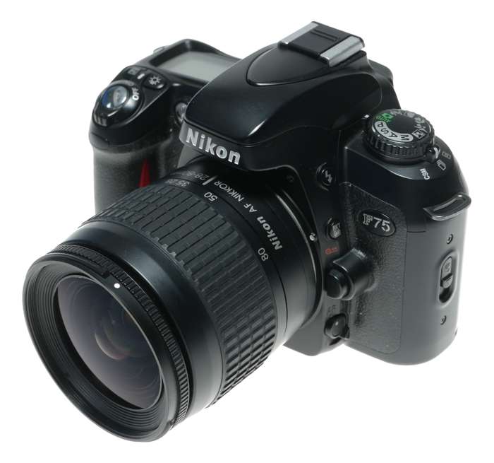 Nikon F75 35mm Film Camera AF Nikkor 28-80mm 1:3.3-5.6 Zoom Lens