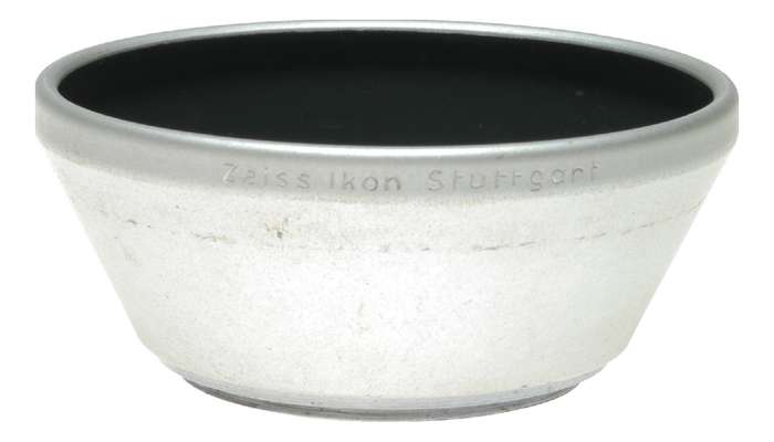 Zeiss Ikon Stuttgart Alu Thread Mount Lens Shade Hood in Leather Keeper