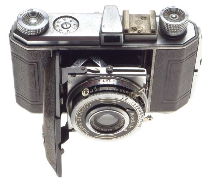 Kodak RETINA vintage 35mm folding camera Anastigmat Ektar f3.5 f=5cm lens Compur rapid shutter - Kod