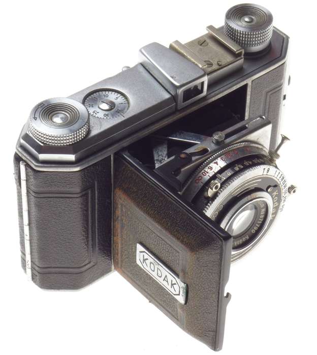 Kodak RETINA vintage 35mm folding camera Anastigmat Ektar f3.5 f=5cm lens Compur rapid shutter - Kod