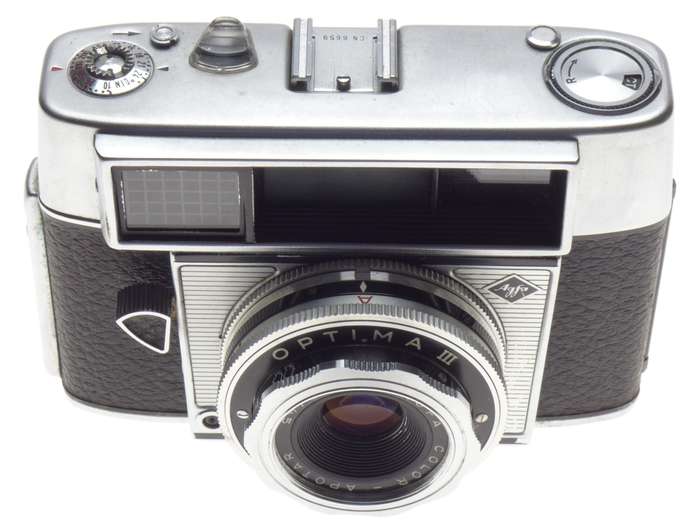 OPTIMA III AGFA Color-Apotar 1:2.8/45mm vintage film camera coated lens f=45mm cased