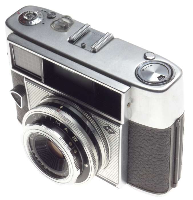 OPTIMA III AGFA Color-Apotar 1:2.8/45mm vintage film camera coated lens f=45mm cased