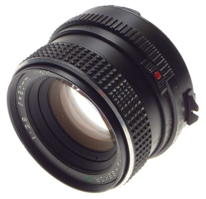 MAMIYA-Sekor C 1:2.8 f=80mm Prime medium format 120 roll film vintage camera lens 2.8/80mm - Mamiya