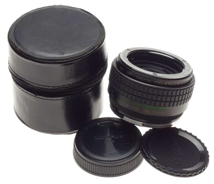 OLYMPUS 2x OP Macro TELEPLUS MC7 Extension close up lens caps case