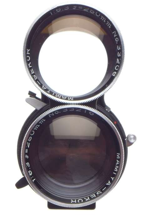 MAMIYA-Sekor 1:6.3 f=250mm Tele lens C220 C330 medium format lens case cap mask