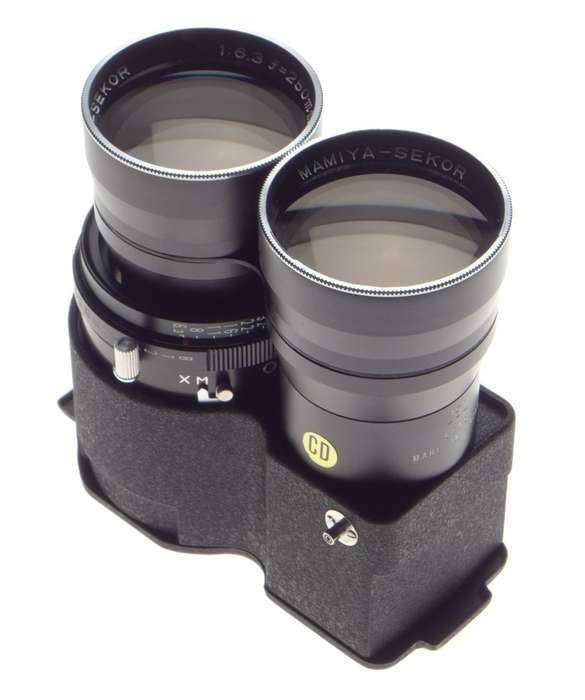 MAMIYA-Sekor 1:6.3 f=250mm Tele lens C220 C330 medium format lens case cap mask