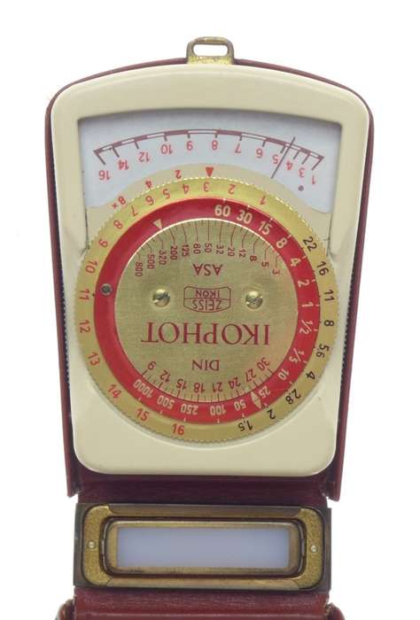Zeiss Ikon IKOPHOT camera external light exposure meter cased vintage