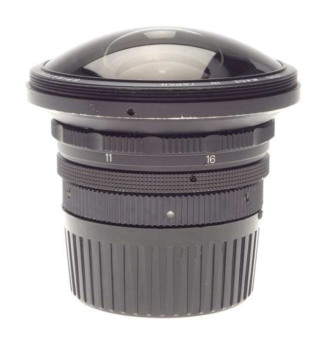 SPIRATONE Fish-eye 1:8 f=12mm Ultra-wide angle lens 8/12mm caps and case