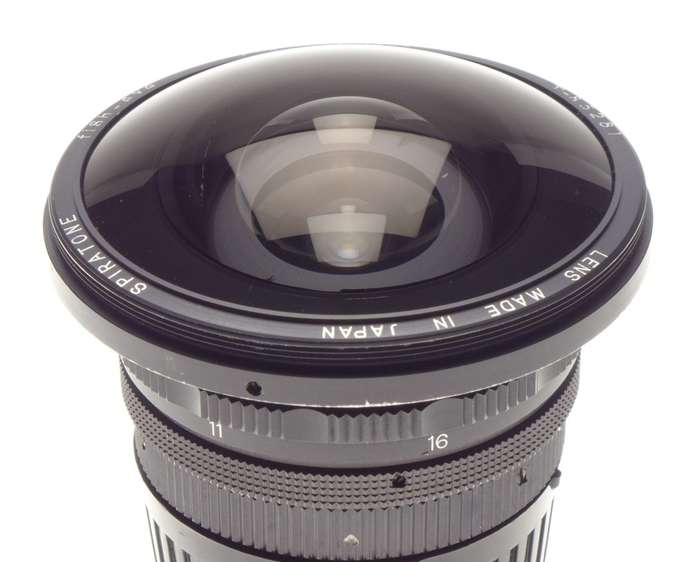 SPIRATONE Fish-eye 1:8 f=12mm Ultra-wide angle lens 8/12mm caps and case