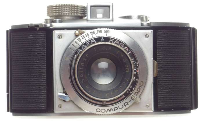Agfa Karat classic vintage film camera Solinar 3.5 f=5cm lens used condition