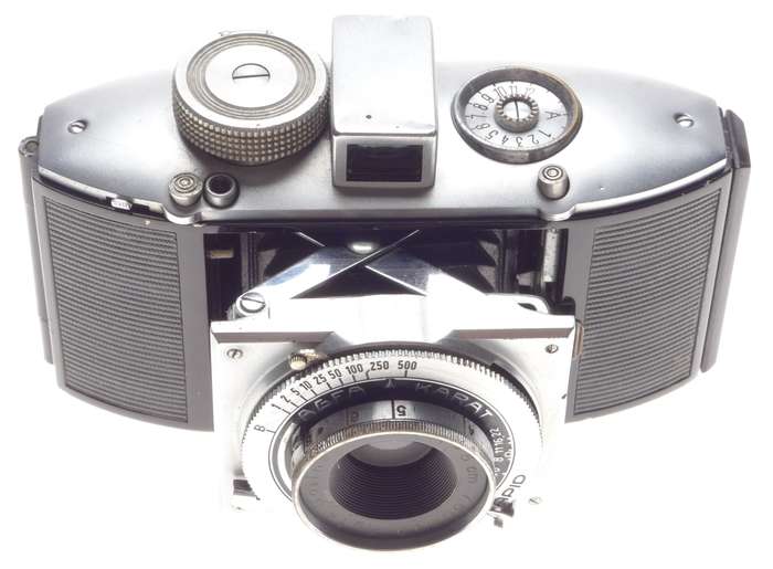 Agfa Karat classic vintage film camera Solinar 3.5 f=5cm lens used condition