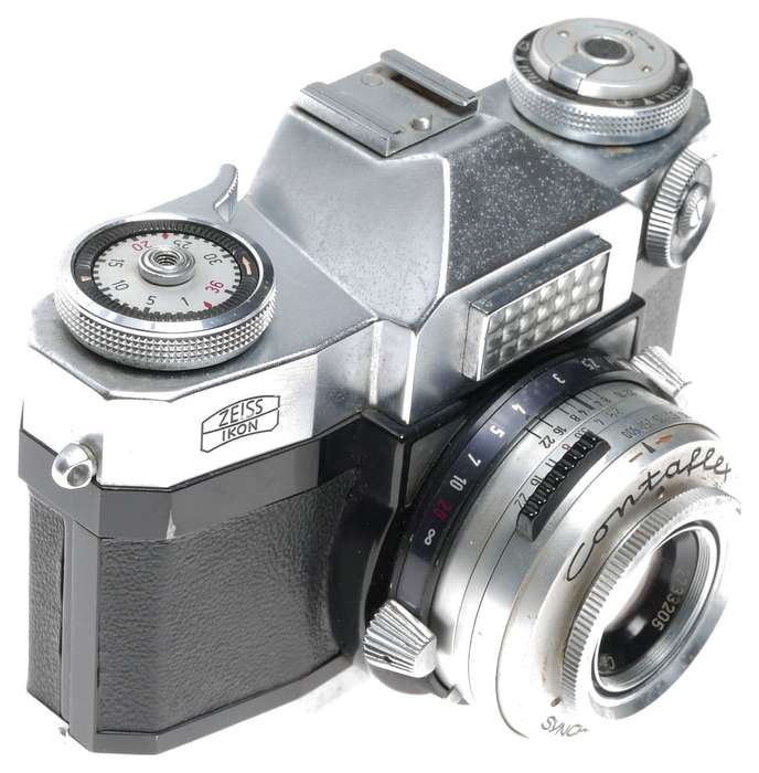 Zeiss Contaflex compur synchro Tessar 2.8/50 film camera