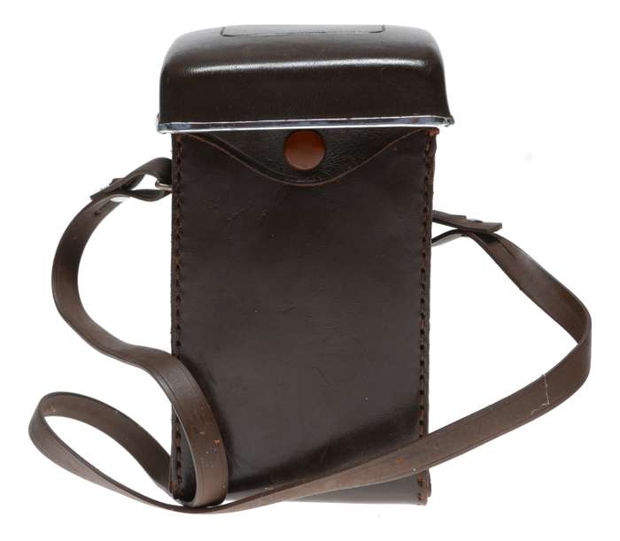 Yashica TLR Brown camera case original with strap used