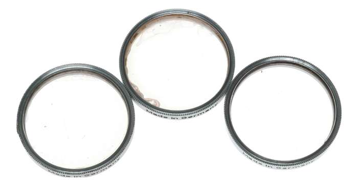 Kodak Retina Camera Skylight Filters 32-0L Thread Mount Shade Hood in Keeper