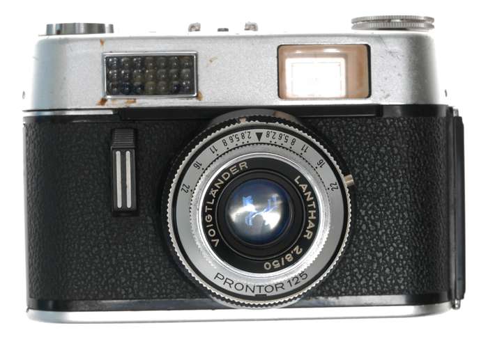 Voigtlander Vitoret D 35mm Film Camera Lanthar 2.8/50 Free Shipping