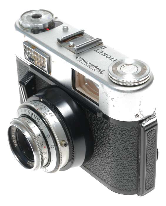 Voigtlander Vitoret D 35mm Film Camera Lanthar 2.8/50 Free Shipping