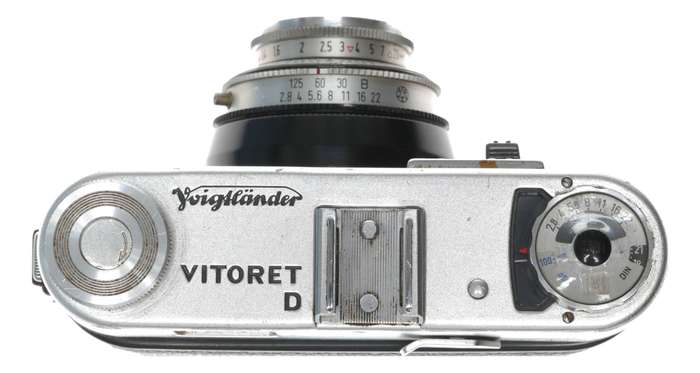 Voigtlander Vitoret D 35mm Film Camera Lanthar 2.8/50 Free Shipping