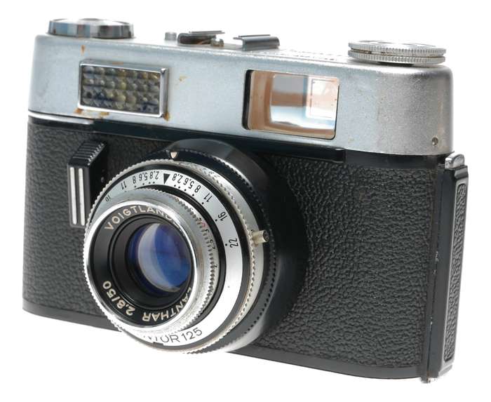 Voigtlander Vitoret D 35mm Film Camera Lanthar 2.8/50 Free Shipping