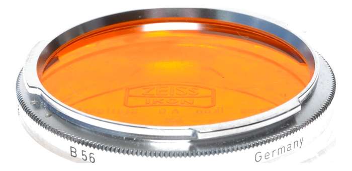 Zeiss Ikon Contarex B56 x3 Camera Lens Orange Filter Free Shipping