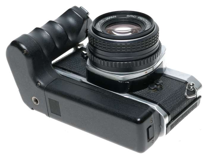 Pentax MX camera 35mm film grip motor SMC pentax-M 1.7/50mm Asahi - Pentax