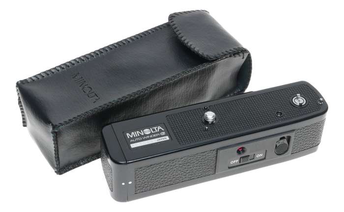 Minolta Black Auto Winder antique camera accessory attachment