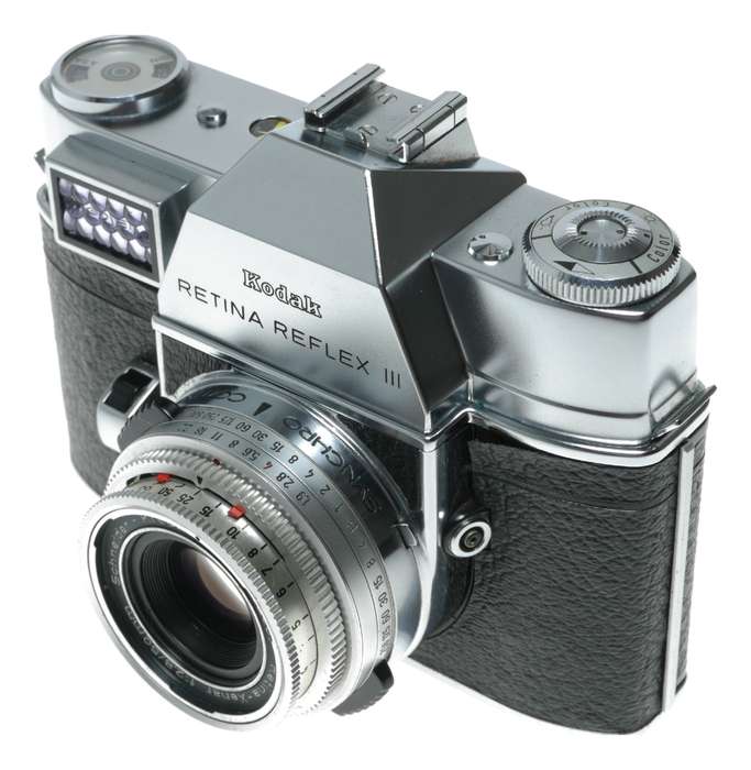 Kodak Retina Reflex III 35mm Film SLR Camera Xenar 1:2.8/50